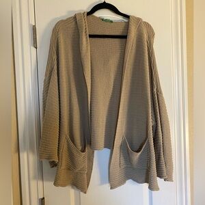 Dip oversized green cardigan sweater